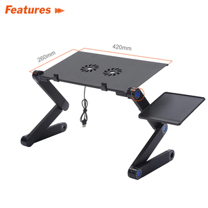 Charmount máy tính xách tay có thể điều chỉnh đứng máy tính xách tay và có thể gập lại Riser cho văn phòng nhà tự do trong chiều cao & đa góc - Product Image 2