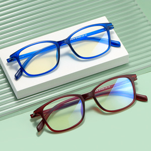 TR90 Retro gözlük çerçeve anti-mavi ışık düz Lens Unisex renkli yuvarlak stil katı desen tüm yüz şekli okuma için maç - Product Image 3