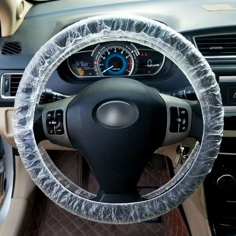 Disposable PE steering wheel covers car accessories