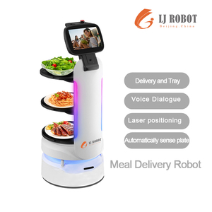 LJROBOT Gran espacio de almacenamiento Entrega y recolección de bandejas Robot de vehículo guiado automatizado AGV multicapa - Product Image 3