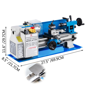 SIHAO Promotion 7&quot; X 12&quot; Precision Mini Lathe for Various <strong>Types</strong> of Metal, <strong>Jade</strong> and Wood Turning - Product Image 3