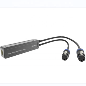 Adaptador de entrada analógica de 2 canales, interfaz de audio hembra a hembra, adaptador de conversión Dante IO de 2 canales - Product Image 1