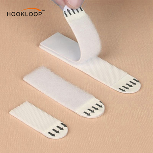 Sujetadores adhesivos de fábrica Correas de gancho y bucle Cuadrados de montaje de etiquetas Cintas de gancho y bucle de forma irregular circular - Product Image 1