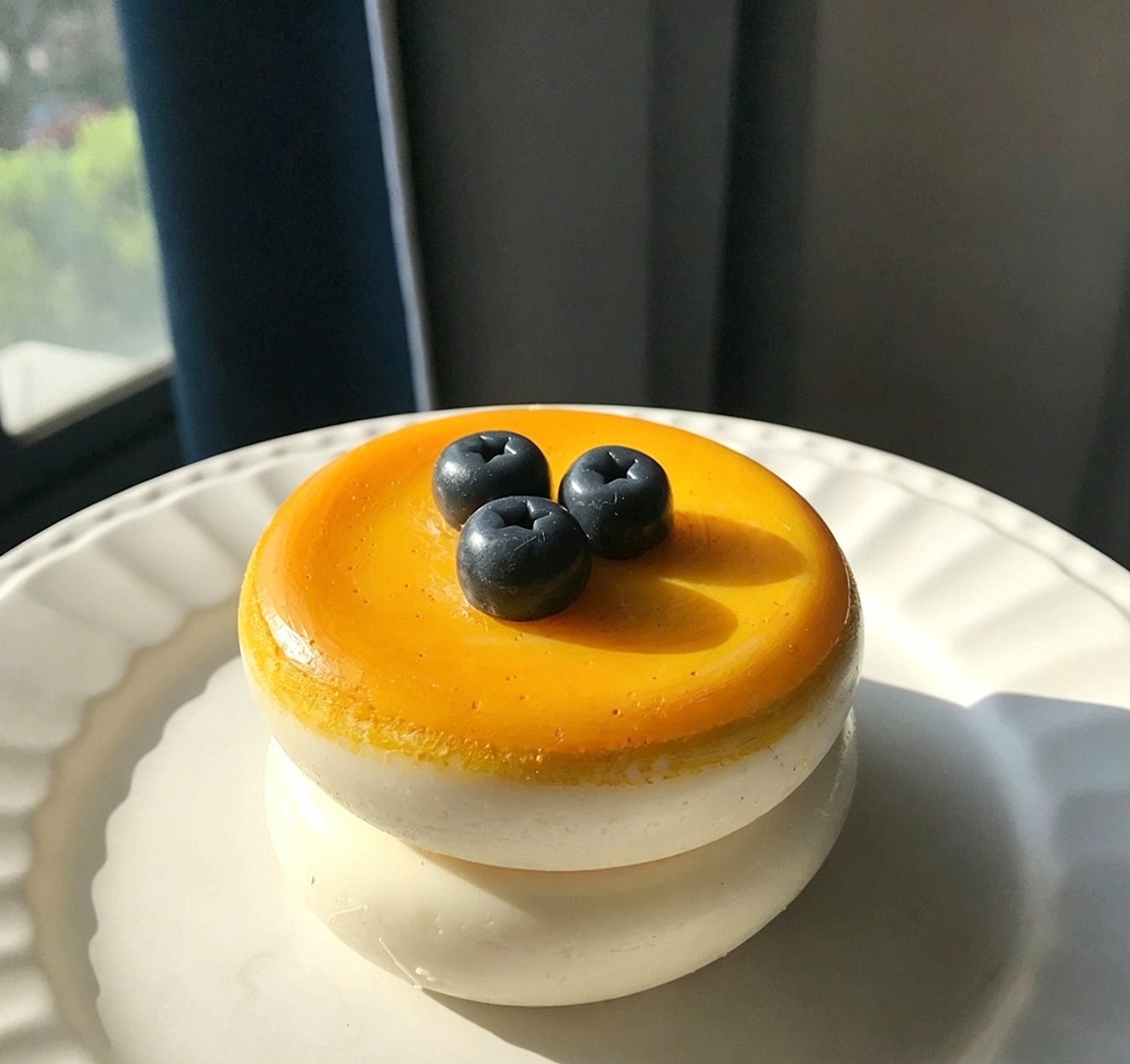 L Soufflé ai mirtilli