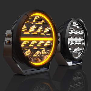 Beyaz Amber DRL 4x4 Off-Road 60W IP68 IP69K Led Spot ışıklar Led sürüş ışıkları yuvarlak 7 inç Off-Road LED sürüş ışık - Product Image 1