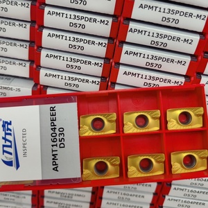 Yüksek hızlı CNC freze karbür Insert APMT1604 apmt4nmt060308 kalıp işleme hızlı kargo kaliteli OEM PVD Die - Product Image 1