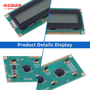 Módulo de pantalla LCD LCD1602A 5 voltios con interfaz I2C IIC Pantalla LCD con placa adaptadora Blacklighting 5 V