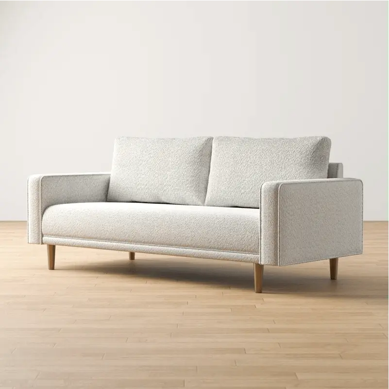 SANS Full KD E-commerce Tela moderna Lino Tapizado Loveseat Muebles