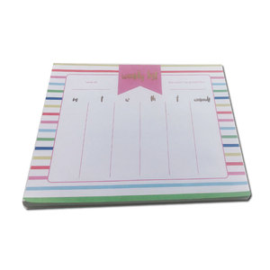 Bloc de notas con 52 hojas de lágrima, planificador semanal, 8,5x11 - Product Image 2