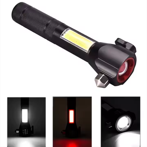 Linterna de escape de martillo de seguridad de uso de emergencia recargable USB multifunción con luz lateral COB - Product Image 6