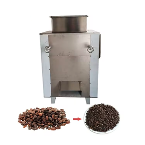 Acero inoxidable automático cacao en grano café Eliminación de la piel descascarado pelado desgranador equipo pelador - Product Image 5
