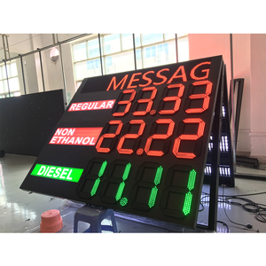 Remote control 7 segment 4 digit led numerische anzeige preis display für tankstelle - Product Image 4