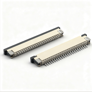 Connettori ZIF FPC ad Angolo Retto SMD SMT 10pz 0.5mm Contatto Inferiore 4 Pin FFC/FPC 5 6 7 8 10 12 16 18 20 22 24 30 P ZIF - Product Image 1