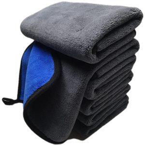 Arabalar için otomotiv mikrofiber bez yıkama kurutma 500 GSM kalın peluş temizlik bezi oto detaylandırma emici araba havlu