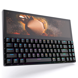 K2 12.6&quot; Touchscreen Gaming Mechanical <strong>Keyboard</strong> 71 Keys USB Compact Portable Split <strong>Screen</strong> <strong>Keyboard</strong> for Windows Mac Android - Product Image 2