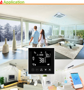 Bộ Điều Nhiệt WiFi Có Thể Lập Trình Thông Minh 12V Cho Nồi Hơi Gas Bộ Điều Khiển Làm Nóng Nước Dưới Sàn Alexa Voice Kit - Product Image 2