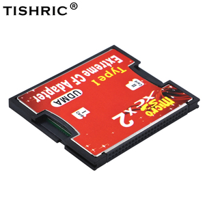 用于MicroSD SDHC SDXC紧凑型闪存I型存储卡读卡器转换器的双微SD TF至CF适配器 - Product Image 5