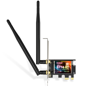 JOEGE wifi kartı EP-BE9715 Wifi7 8774Mbps yüksek hızlı PCIe WiFi 7 Intel yonga seti ile 5.4 kablosuz adaptör ağ kartı - Product Image 3