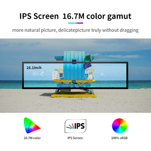 Asianda 37,6 Zoll Tiefgarage Fernbedienung Stretched Bar Lcd Android Display Banner Bar Display Bar Bildschirm - Product Image 4