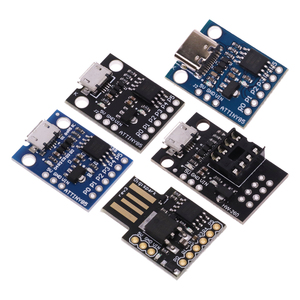 ATTINY mavi siyah TINY85 Digispark Kickstarter mikro geliştirme kurulu ATTINY85 modülü Arduino IIC I2C için USB ATTINY45
