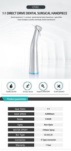 CP-SG25 1:1 Externe Water Tandheelkundige Snelheid Handstuk Andere Tandheelkundige Apparatuur Tandheelkundige Lage Snelheid Handstuk Type E - Product Image 6