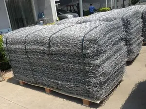 Huangxing Hot-Dipped Galvanized Gabion Wire Mesh - Anti-Corrosion Stone Cage for Hydraulic Projects &amp; Coastal Protection Gabion - Product Image 4