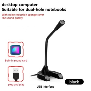 Desktop No Need Driver 3.5mm USB <strong>Computer</strong> Wired Live Streaming K-song <strong>Network</strong> <strong>Class</strong> Flexible Microphone - Product Image 2