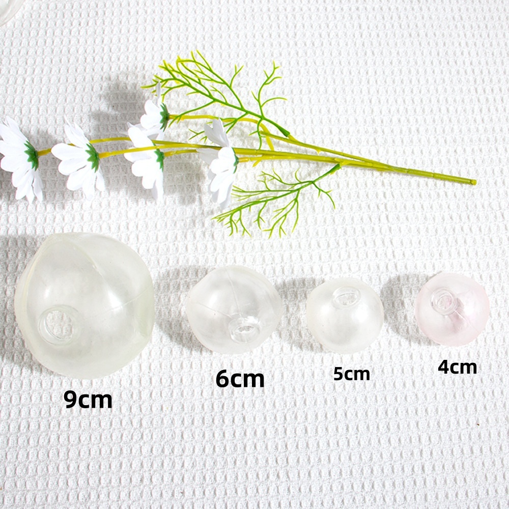 4cm transparent with stopper