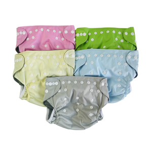 ผ้าอ้อมผ้าไม้ไผ่และผ้าอ้อม,ซักได้,ผ้าอ้อมเด็ก2ชิ้น - Product Image 2