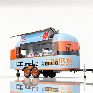 Chứng nhận đảm bảo chất lượng thực phẩm xe tải di động thiết bị phục vụ cho thực phẩm ăn nhẹ phục vụ bánh hamburger cà phê Pizza Kem - Product Image 1