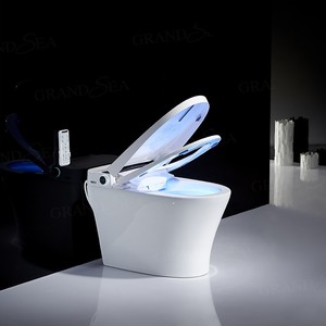 Smart Intelligent Wc Toilet Full-Function Integrated Automatic Toilet Ceramic Smart Toilet with <strong>Bidet</strong> - Product Image 1