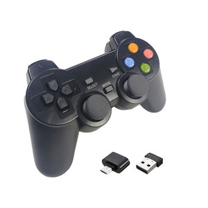 Design ergonomico Wireless pc Gamepad Joystick con motore di vibrazione comodo Multi-piattaforma di controllo per Android TV - Product Image 5