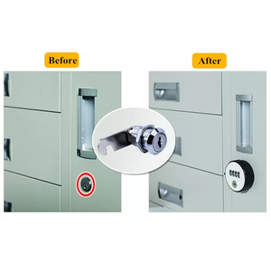 4 Digit Code Combination Keyless Cam Lock With Override Master <strong>Key</strong> - Product Image 6