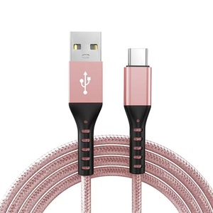3ft 6ft 10ft uzun gerçek 3A naylon örgü alüminyum alaşım orijinal Usb C tipi hızlı şarj veri kabloları için cep telefonu - Product Image 4