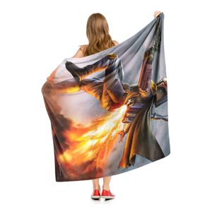 DB Star Wars Boba patlama ipek dokunmatik 50 "X 60" çiçek katı atmak battaniye kış sonbahar karakter bitki nokta alev geciktirici - Product Image 5