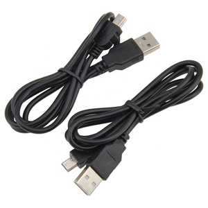 High Speed 1M Black USB 2.0 A MaleにMini 5Pin B Data Charging Extension Cable Cord Adapter For GPS MP3 MP4 - Product Image 1