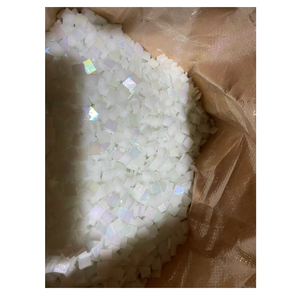 Nhà sản xuất 11*11mm Ngọc Trai Trắng Opal vuông nhỏ ghép hình thủy tinh khảm số lượng lớn gói cho nghệ thuật và hàng thủ công - Product Image 6