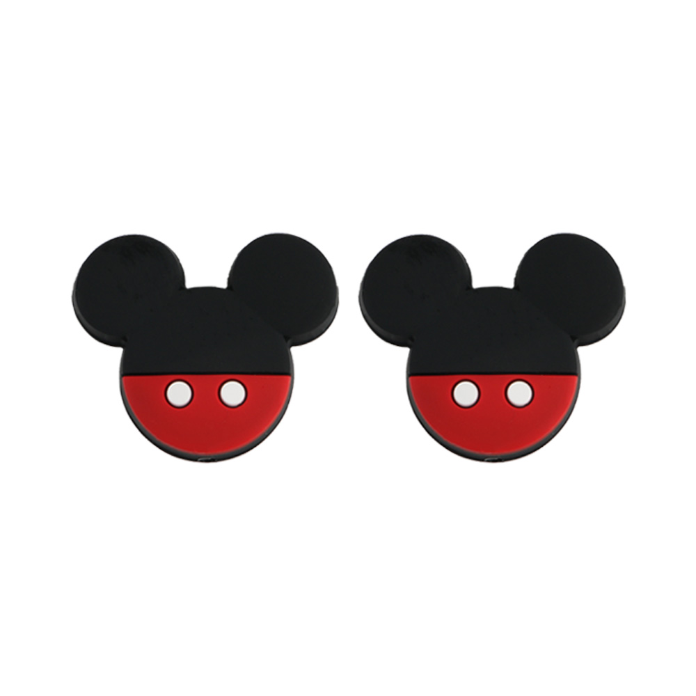 Perle focale en silicone pour souris Rouge SA17-Q