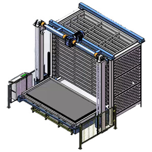 Kunden spezifische intelligente automatische Beladung Entladen Rack CNC-Plasmas ch neider für Blech platte Stahl Material Lager Laser - Product Image 3