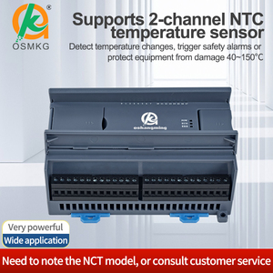 Oshangming PLC Control lógico de proceso 8 entradas 8 salida de transistor Plc 8 pulso Modbus Rtu con RS485 RS232 para HMI