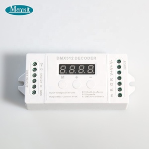 4-Kanal-RGBW-DMX-Decoder Dimmbarer DMX 512-Controller Digital Display Decoder für Stipe Lights - Product Image 2