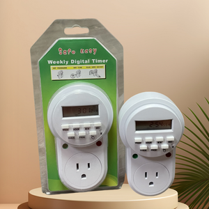 Timer elettronico programmabile Timer settimanale Timer digitale bianco intelligente digitale interruttore automatico/Timer gira ETL - Product Image 1