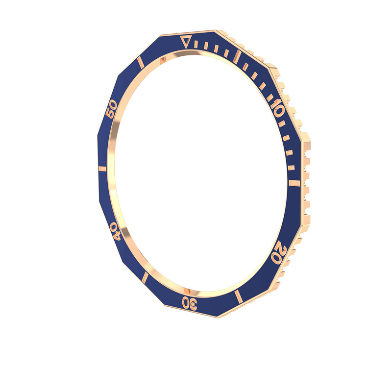 Diamante estilo bicolor 6 - Azul Oro Rosa