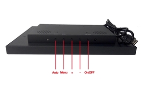 抵抗タッチスクリーン付き15インチ12V DCオープンフレームモニターHDMI VGAポート新製品メタルケース - Product Image 5