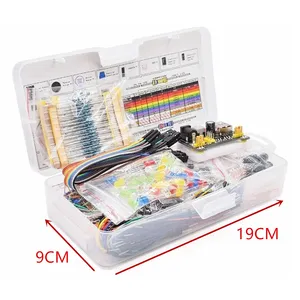 Set di componenti elettronici fai da te Kit di avviamento per progetto fai da te con scatola 830 Breadboard a punti - Product Image 6