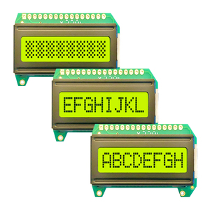 High Quality 1602 Cob Single-Line LCD <strong>Display</strong> Module with STN Yellow Backlight 5.0V Power 8x1 Character LCD <strong>Display</strong>