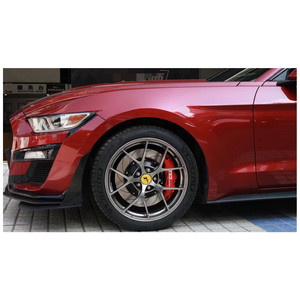 前制动钳6活塞大制动套件378x32MM盘式转子，用于福特野马2014-2019 208英寸车轮