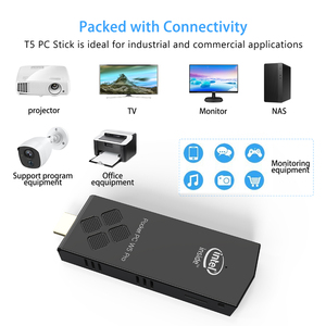 T5B küçük cep pc sopa taşınabilir düşük güç bilgisayar pc sopa win10 4gb ram mini pc Intel atom z8350 mini pc sopa iş için - Product Image 5