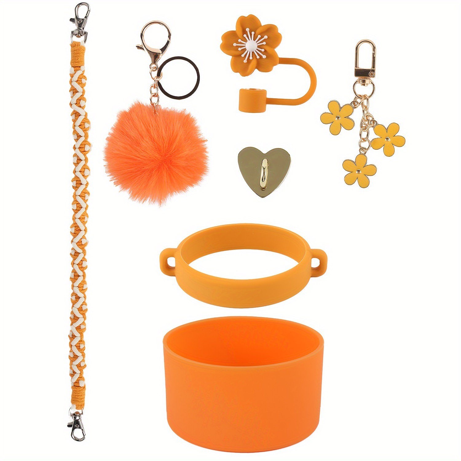 traje naranja