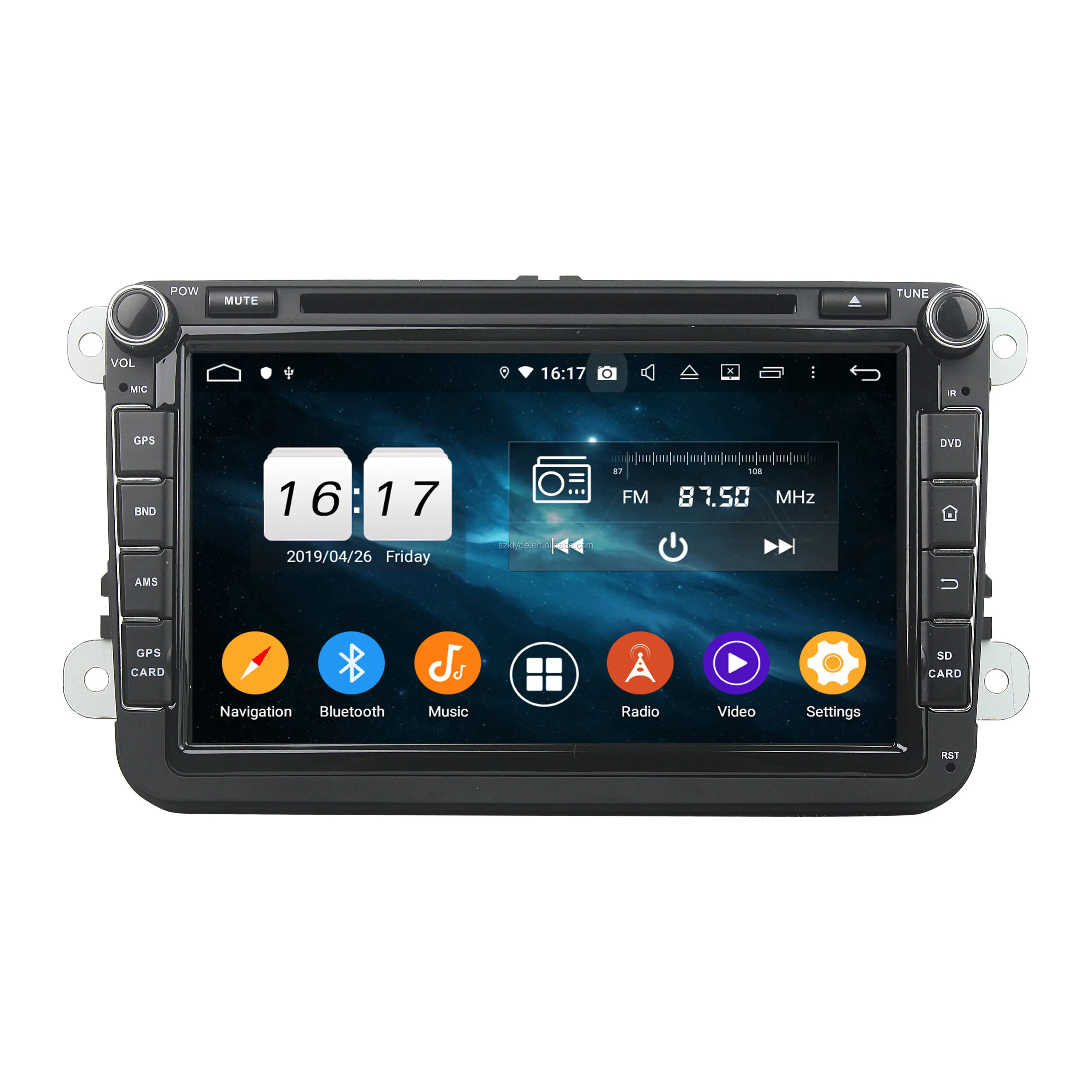 Android 9.0 Car Dvd Gps เครื่องเล่นสเตอริโอสำหรับ Octavia Magotan Caddy Sagitar วิทยุอัตโนมัติเครื่องเล่นมัลติมีเดียรองรับ WIFI 4G DSP